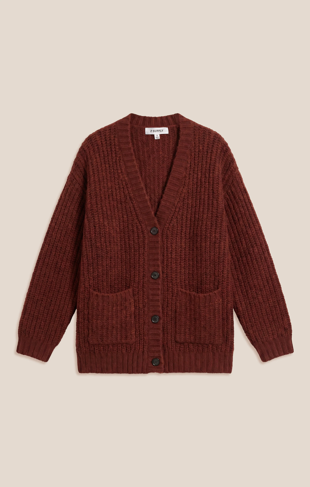 Whitmore Cardigan-Velvet Rouge