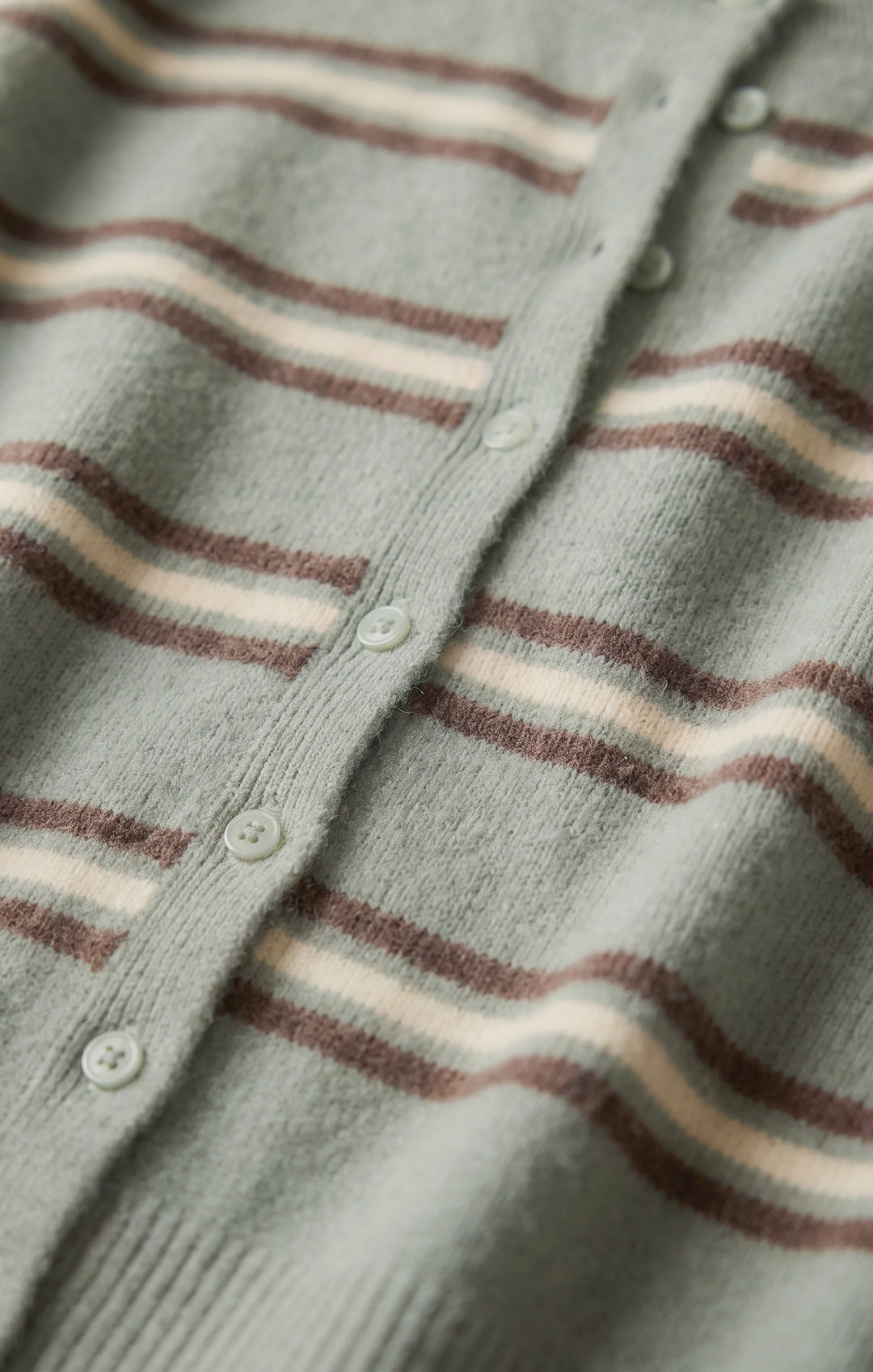 Medina Stripe Cardigan-Aqua Cloud