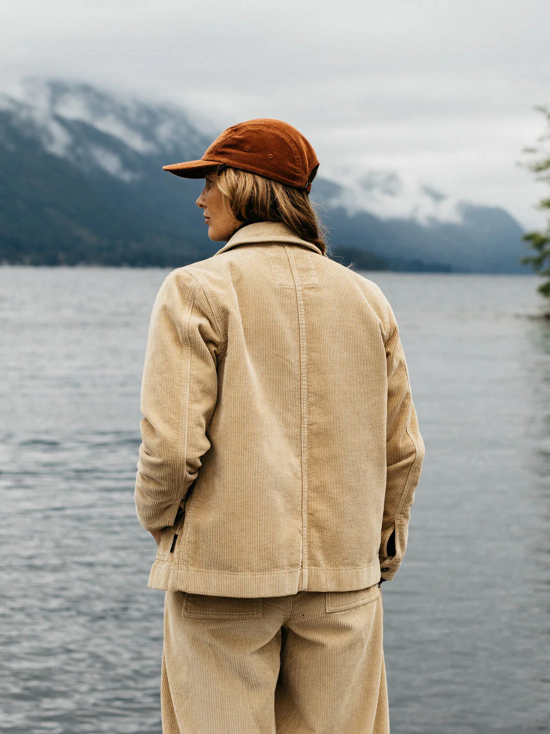 Yarrel Cord Jacket-Flint