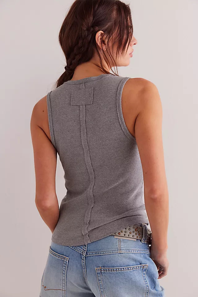 NERIA TANK / HEATHER GREY