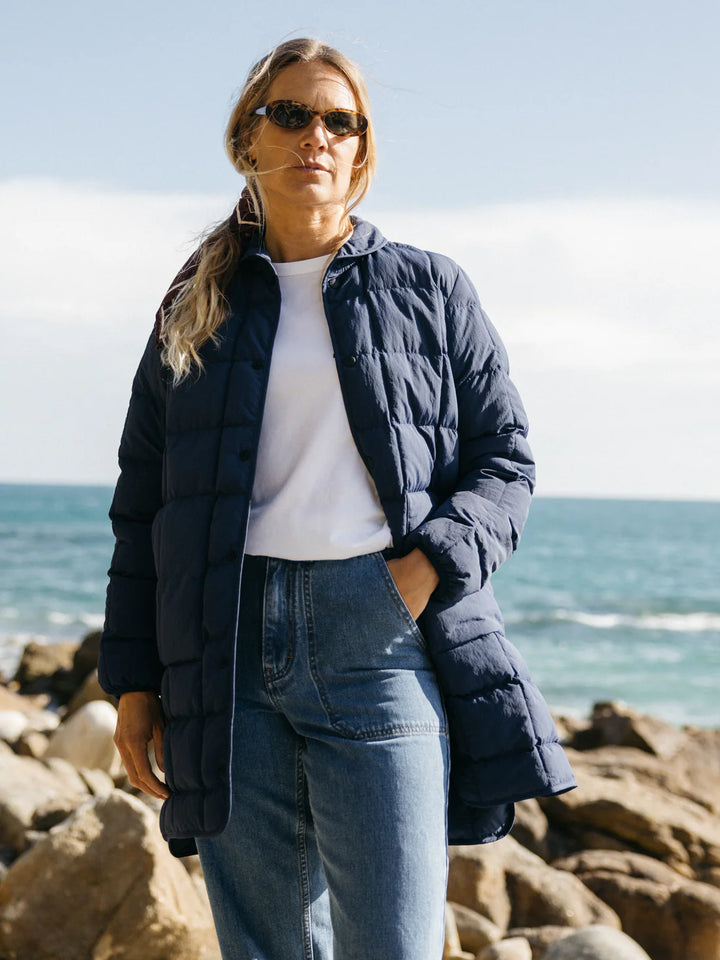 Lapwing Coat W-Deep Blue