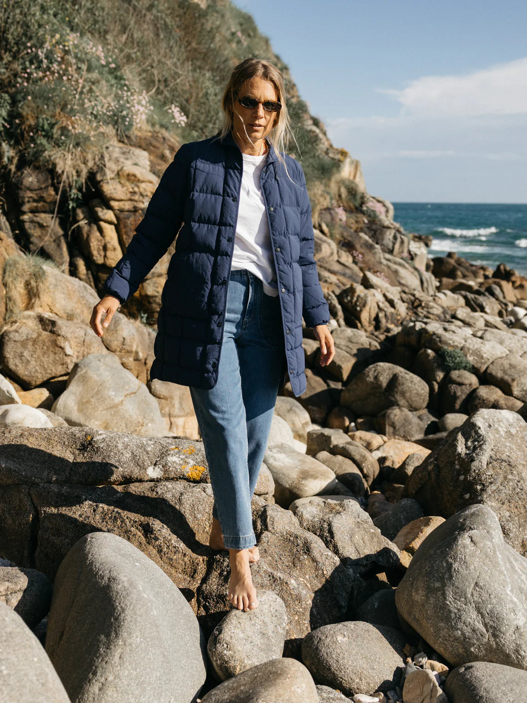 Lapwing Coat W-Deep Blue