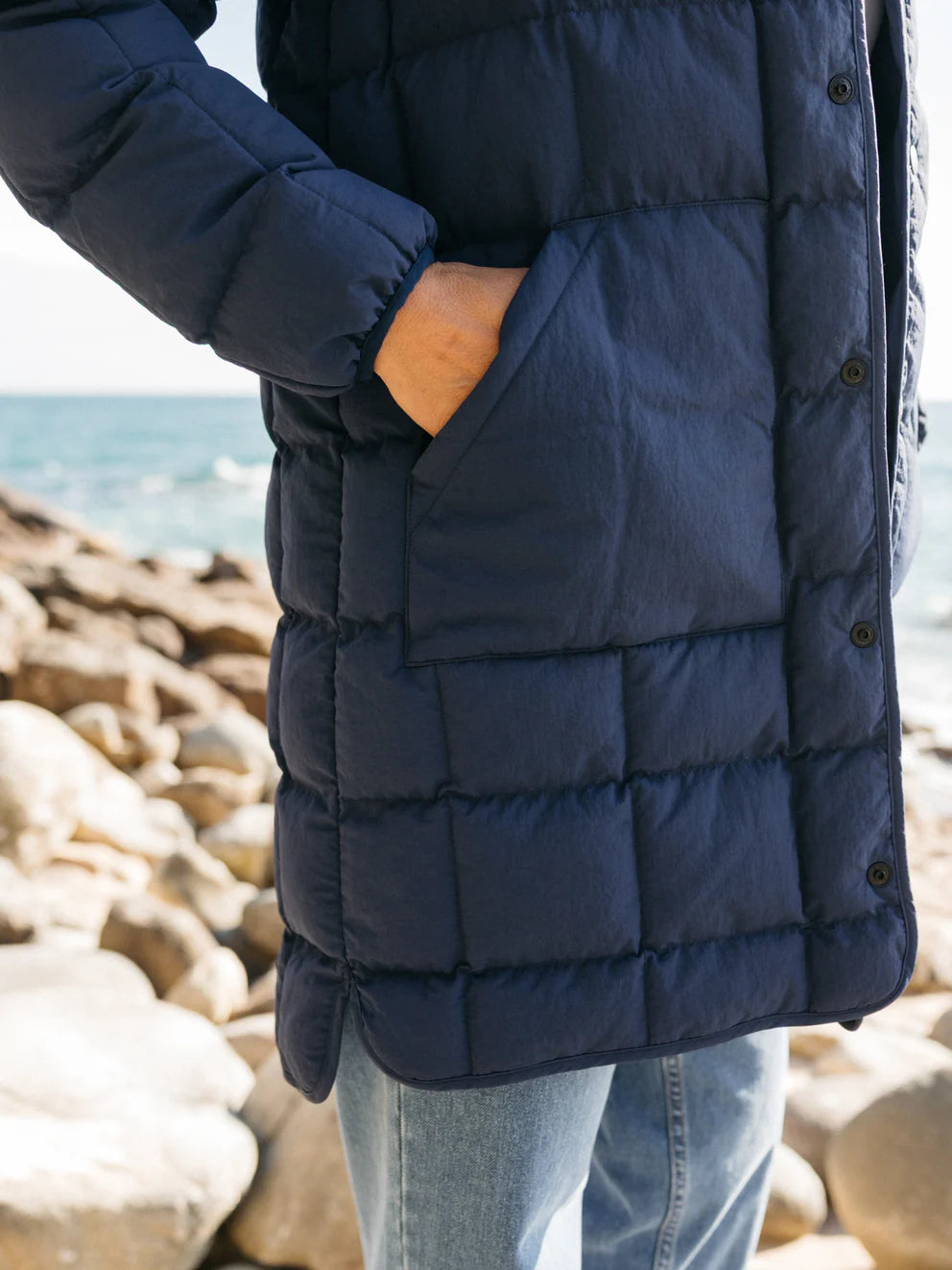 Lapwing Coat W-Deep Blue