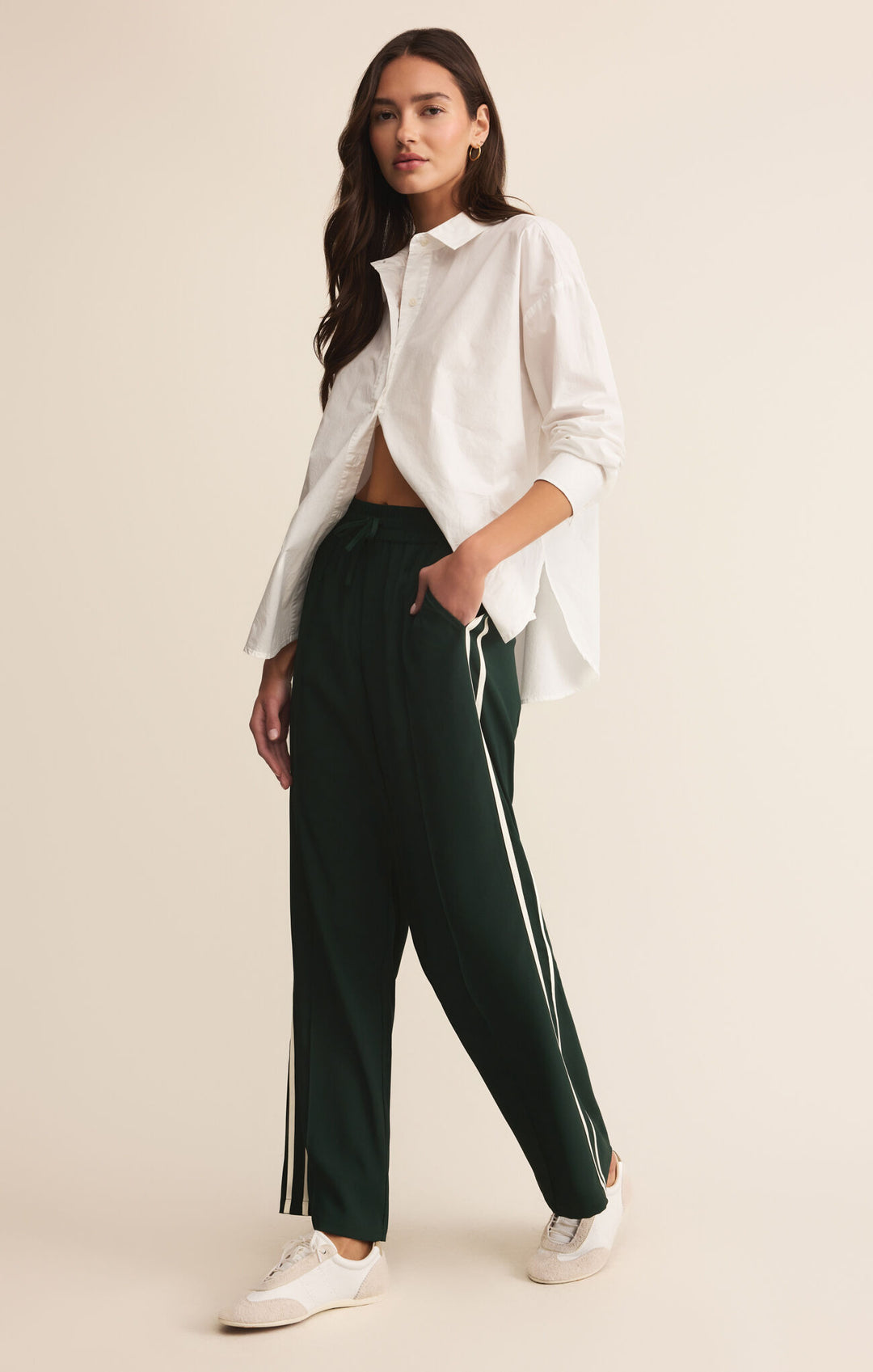 Saunder Track Pant-Garland Green (GRG)