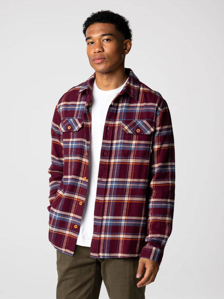 Beardsmore Shirt-Plum Check