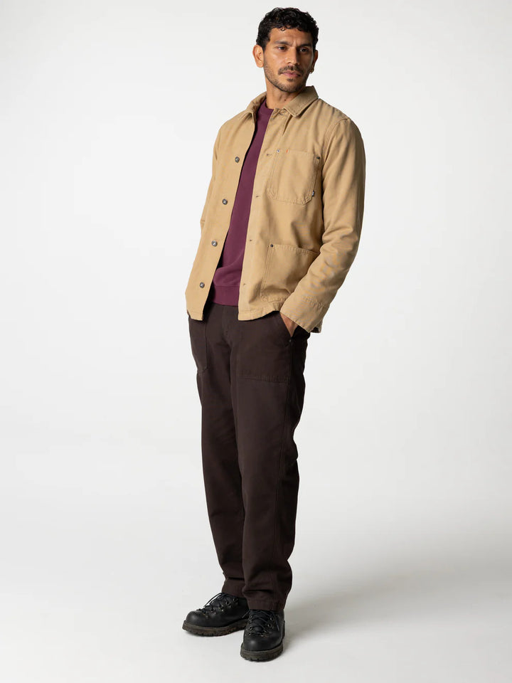 Basset Flannel Lined Jacket-Flint