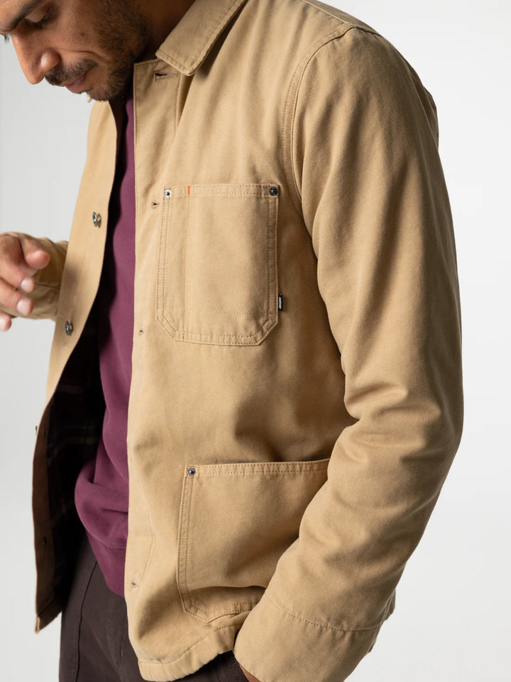 Basset Flannel Lined Jacket-Flint