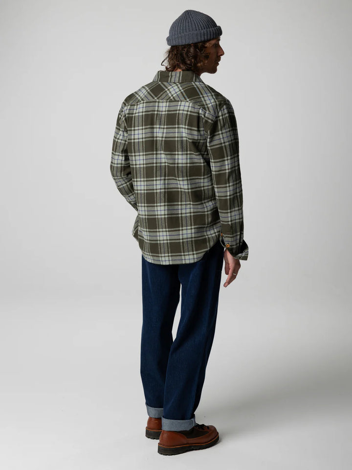 Beardsmore Shirt-Timber Green Check