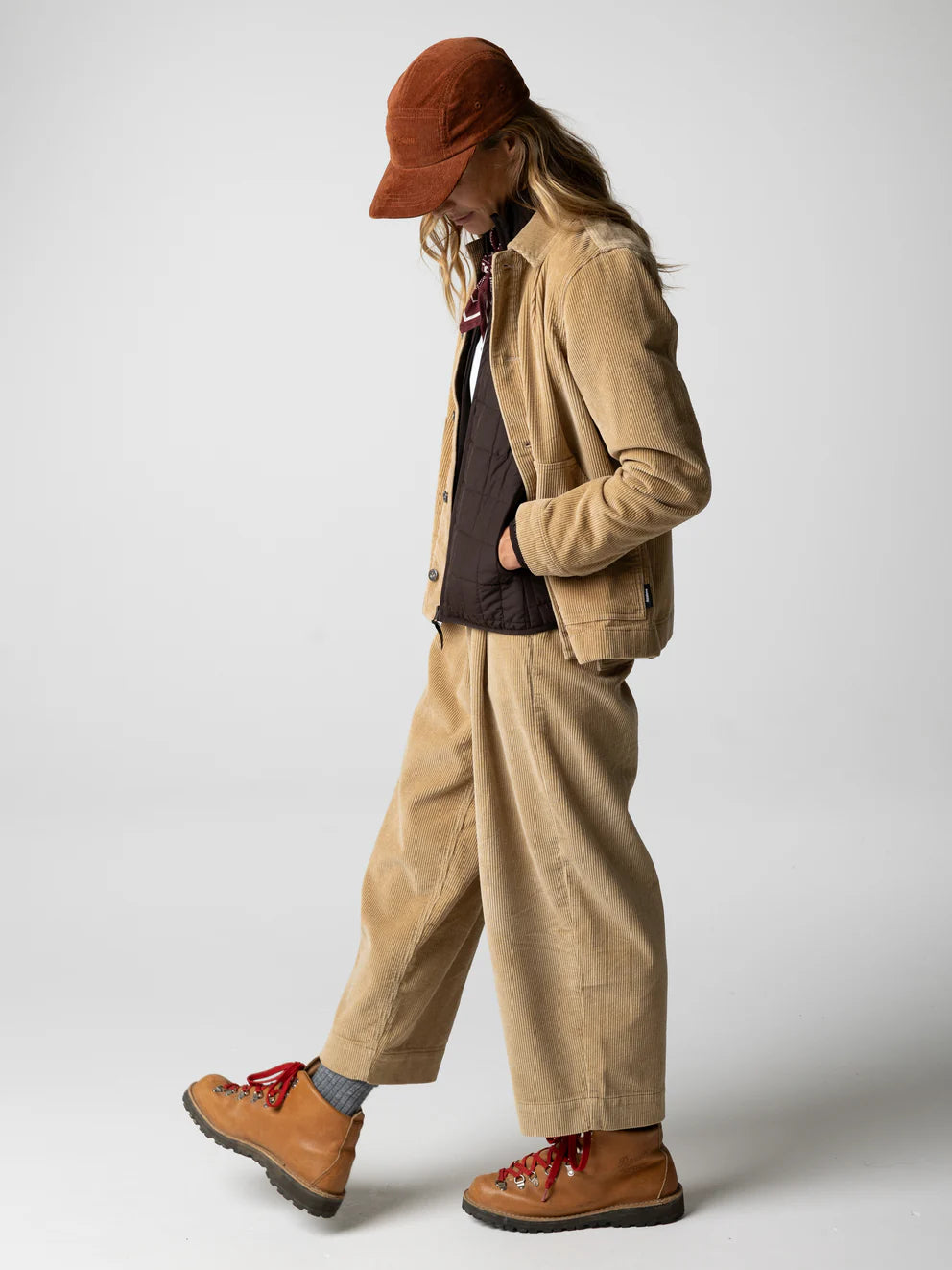 Yarrel Cord Jacket-Flint