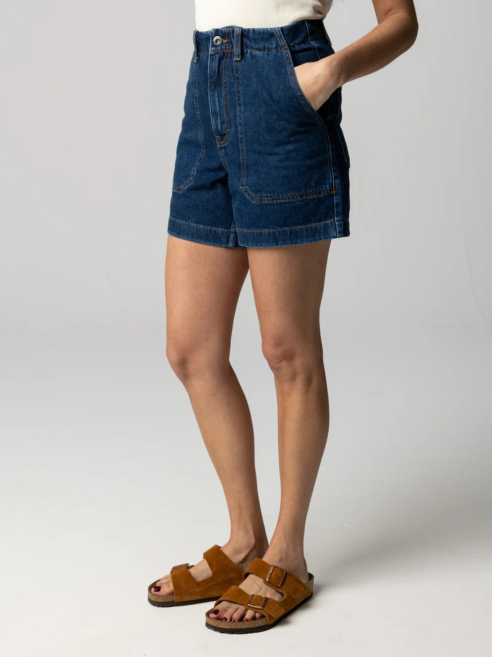 Yarrel Denim Short-Dark Indigo Denim