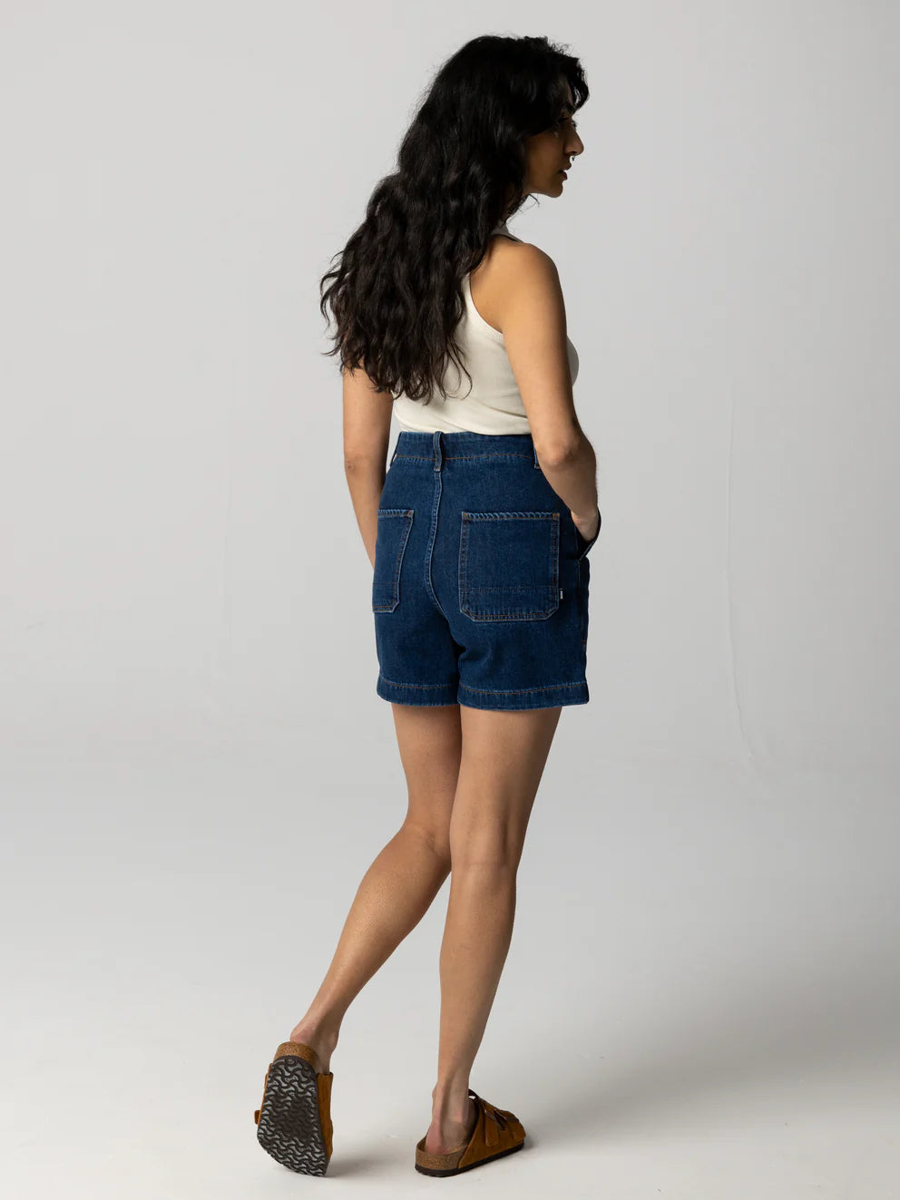 Yarrel Denim Short-Dark Indigo Denim