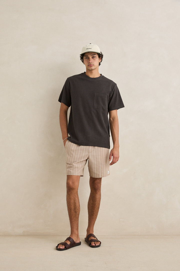 vintage terry ss t-shirt-vintage black