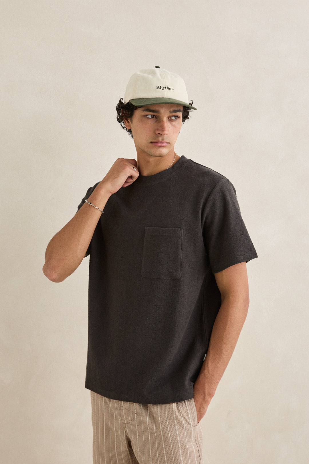 vintage terry ss t-shirt-vintage black