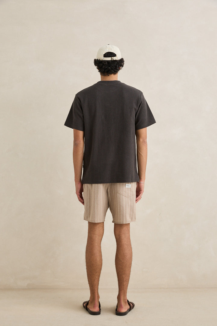 vintage terry ss t-shirt-vintage black