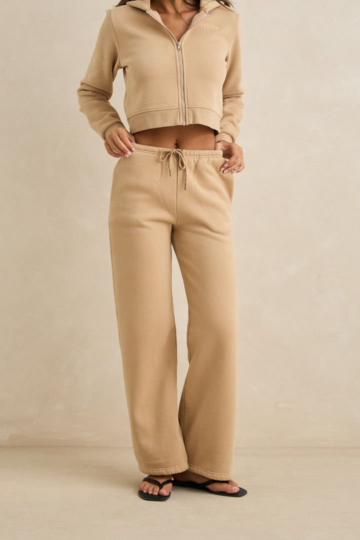 shelly wide leg leisure pant-oat