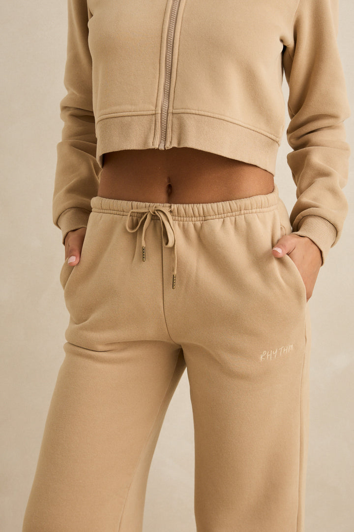shelly wide leg leisure pant-oat