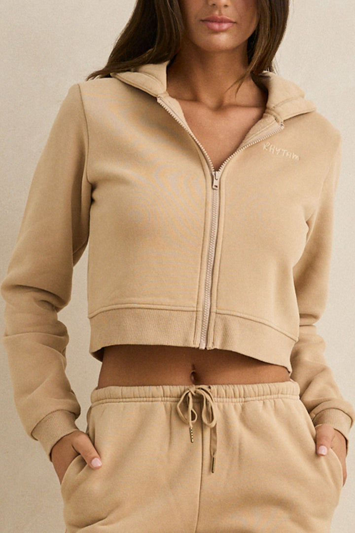 shelly zip through fleece-oat