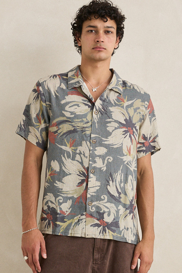 tropical camo ss shirt-camo