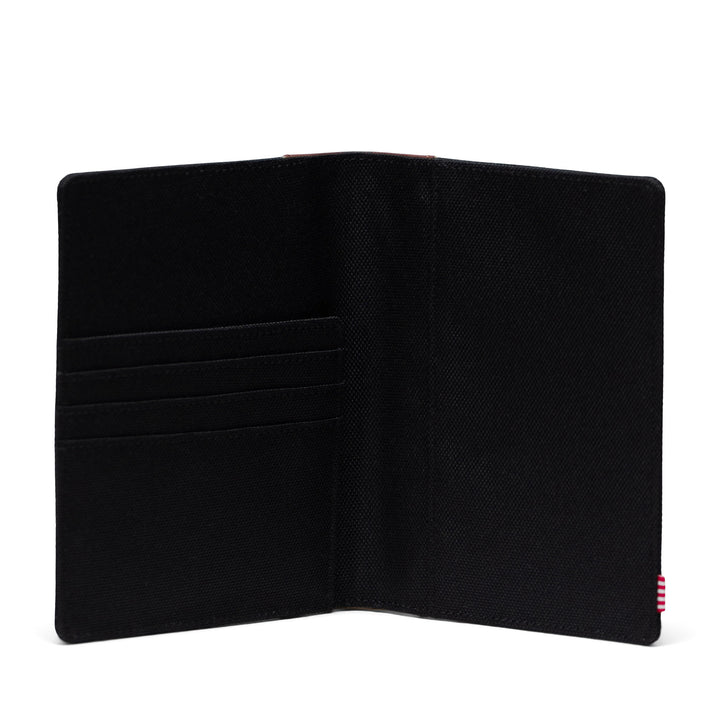 Raynor Passport Holder-Black/Tan
