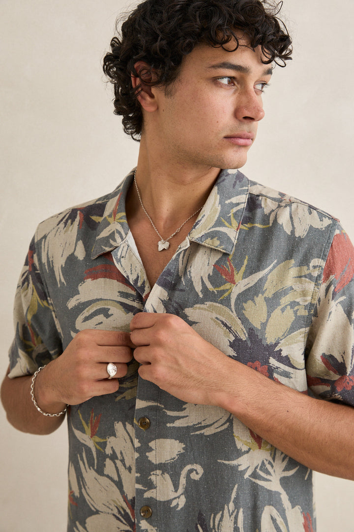 tropical camo ss shirt-camo