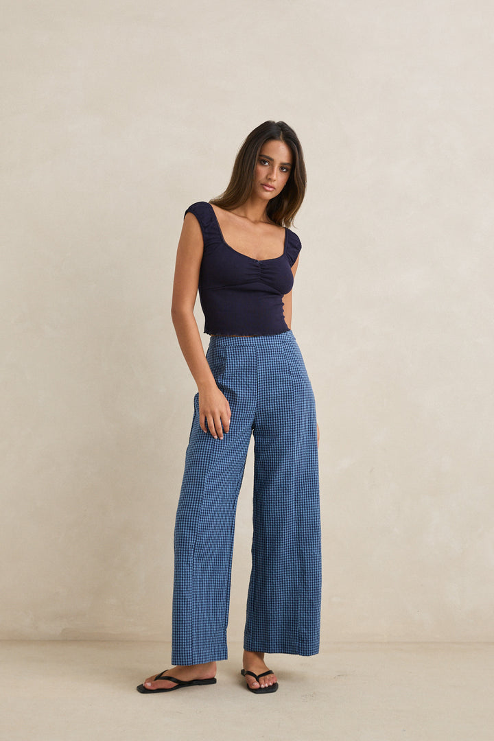louise wide leg pant-indigo
