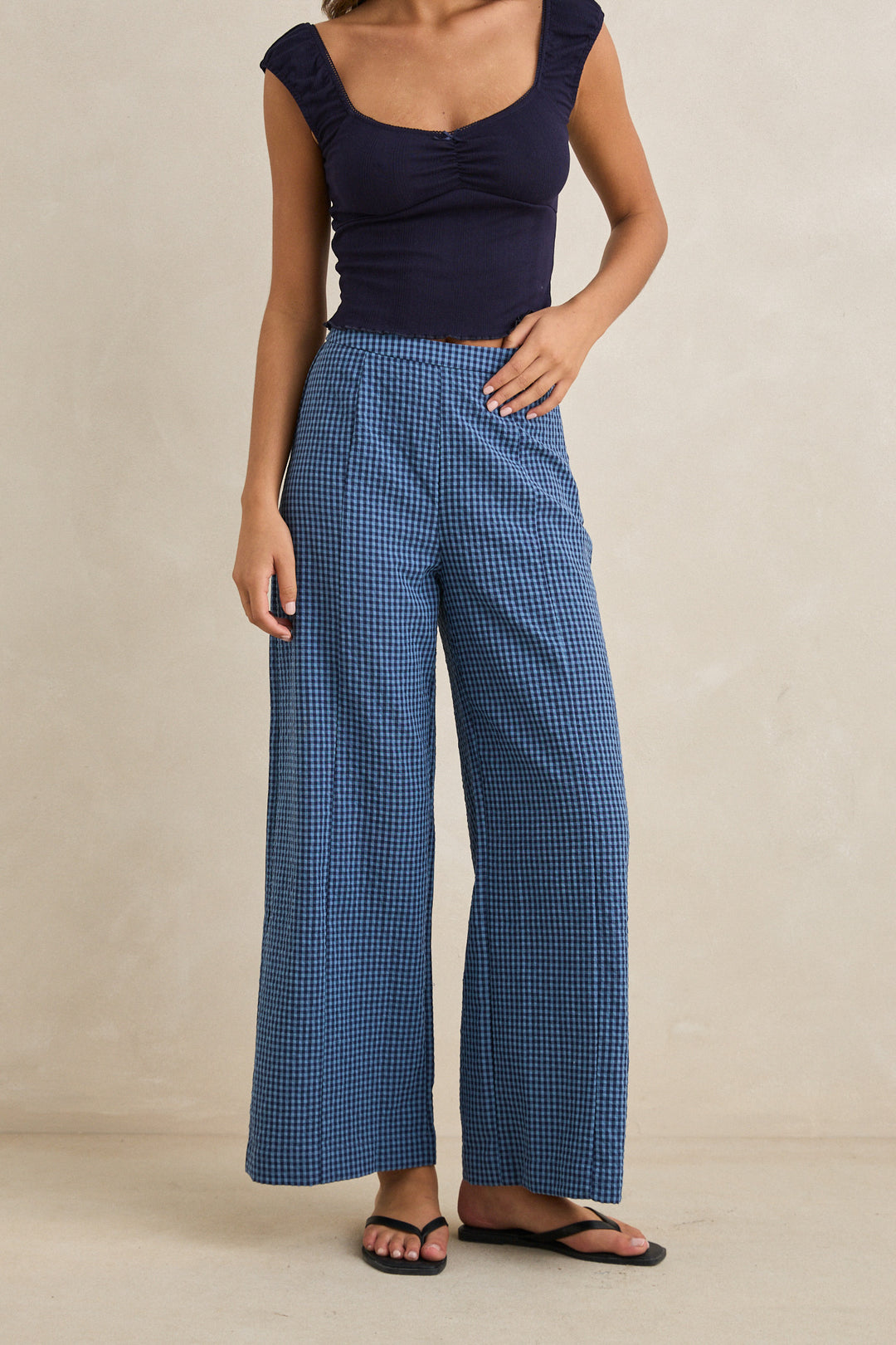 louise wide leg pant-indigo