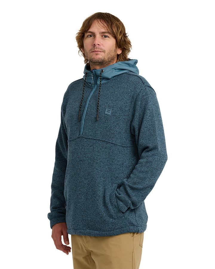 BOUNDARY PULLOVER-RUSTIC BLUE