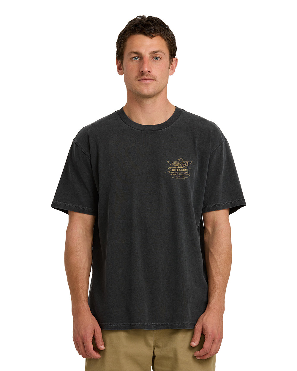 WINGSPAN GARAGE REGULAR SS-WASHED BLACK