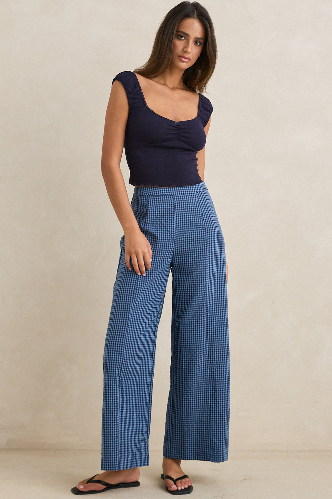 louise wide leg pant-indigo