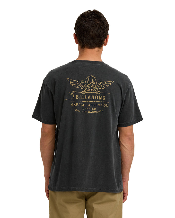 WINGSPAN GARAGE REGULAR SS-WASHED BLACK