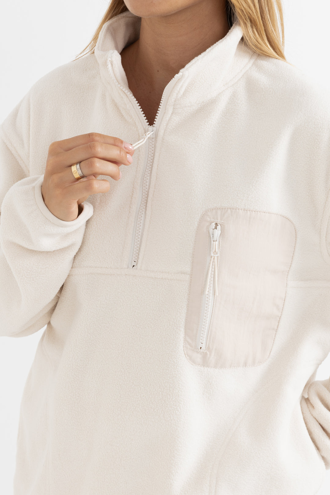 keep me cozy polar fleece-stone