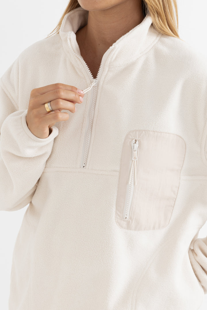 keep me cozy polar fleece-stone