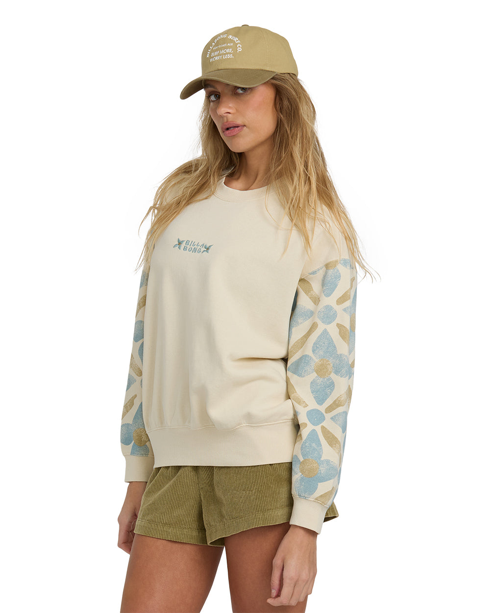 ATLAS TIDE KENDAL CREW-WHITE CAP