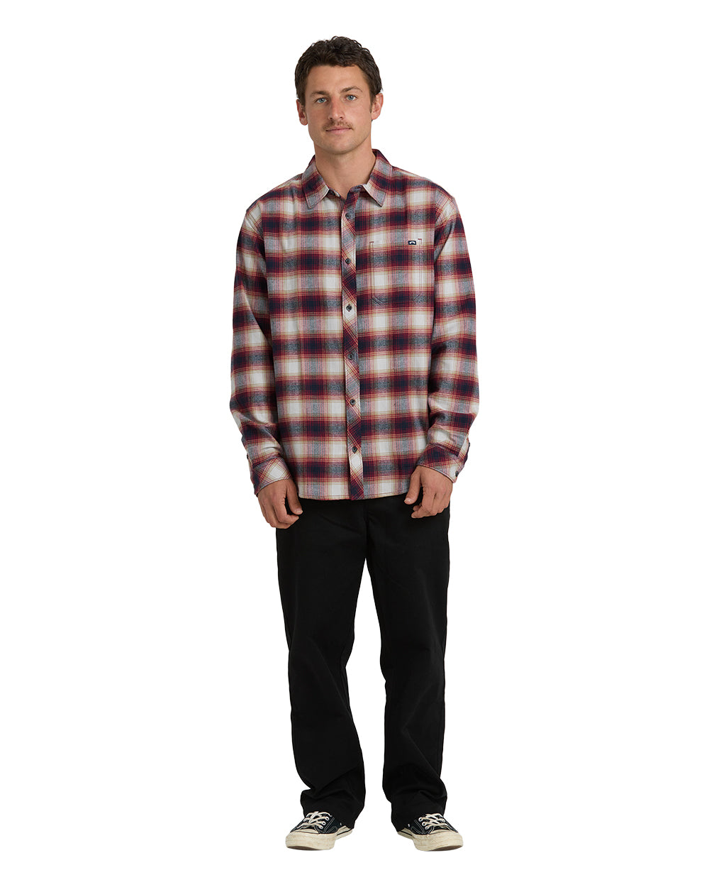 COASTLINE FLANNEL-PLUM