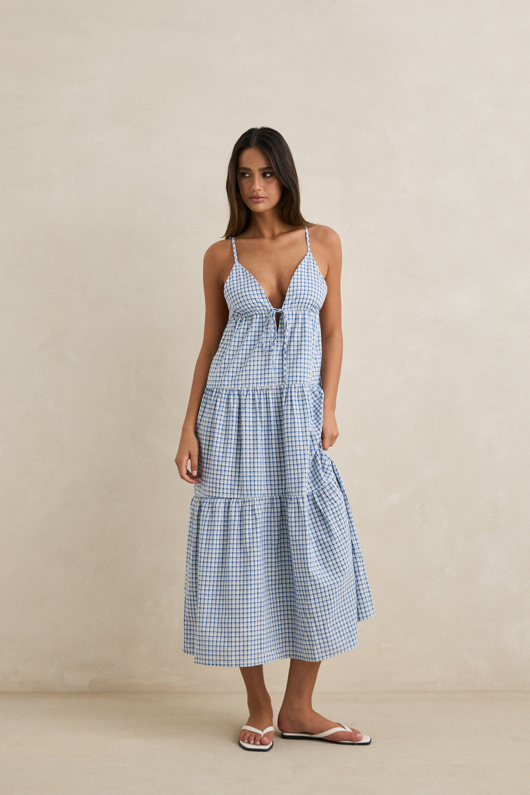 jaci maxi dress-blue