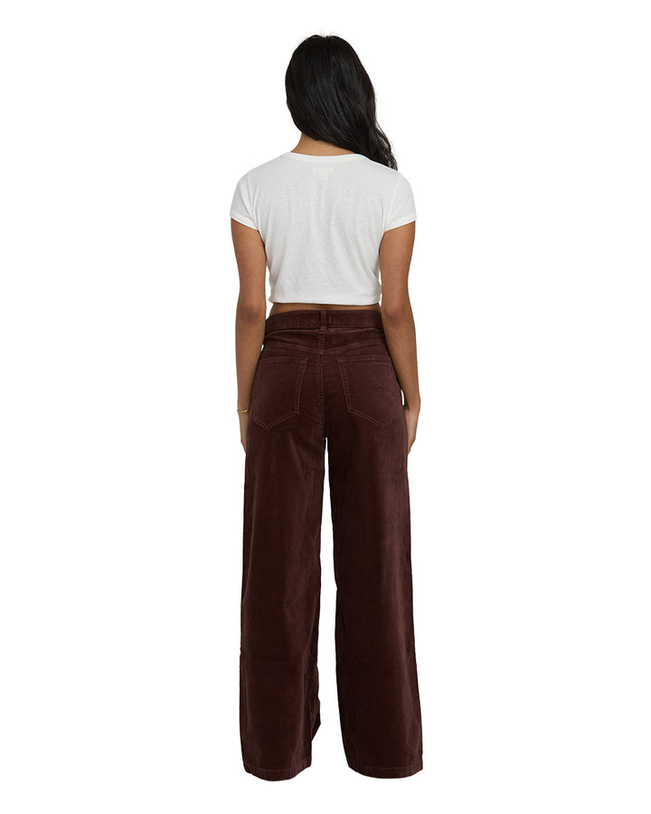 UNCUT CORD PANT-TEAK