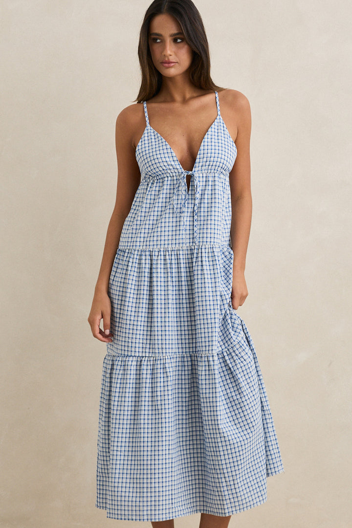 jaci maxi dress-blue