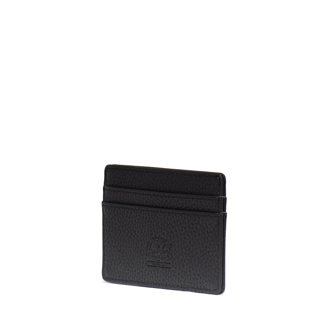 Charlie Cardholder Vegan Leather-Black