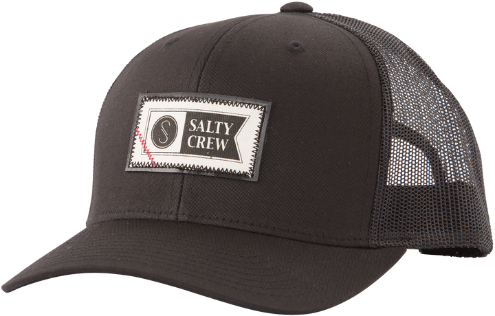 TOPSTITCH RETRO TRUCKER-BLACK