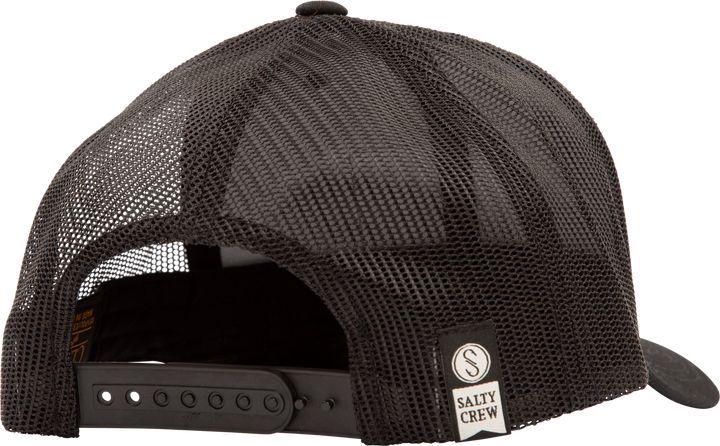 TOPSTITCH RETRO TRUCKER-BLACK
