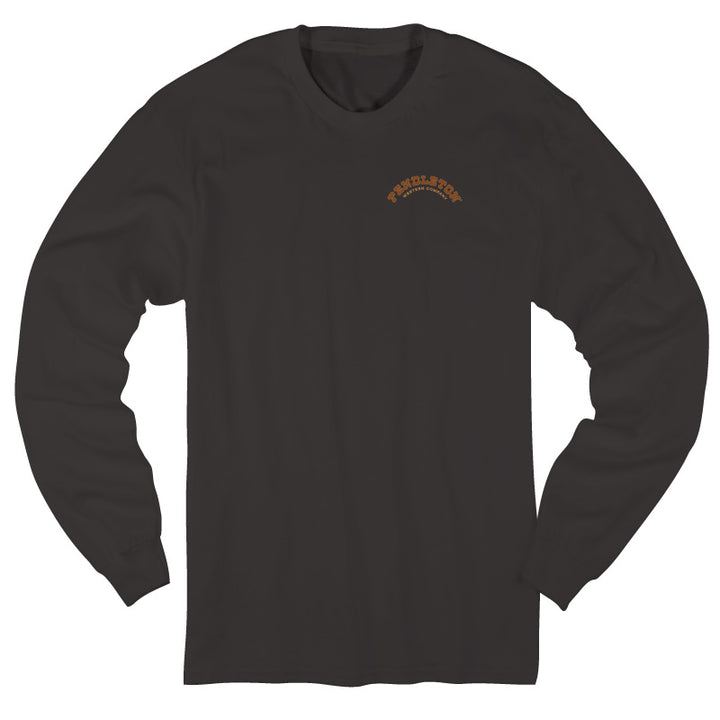 western company graphic ls-vintage black/brown