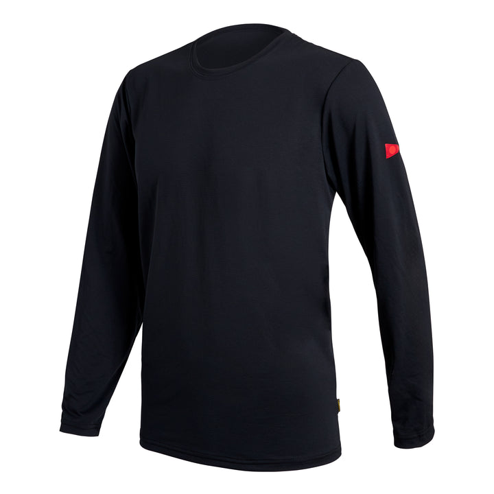 AIRTEX LONG SLEEVE SHIRT-BLACK