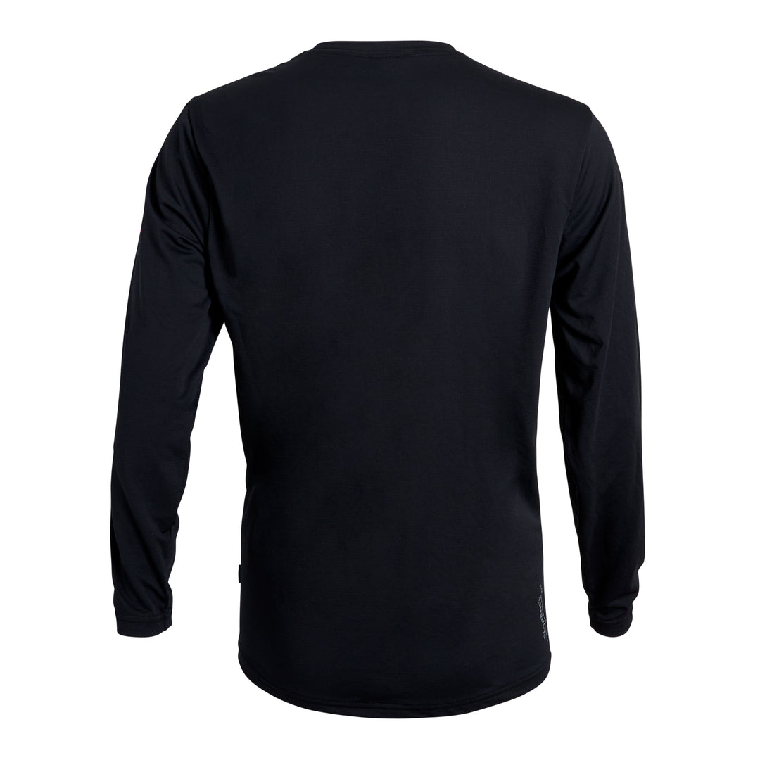 AIRTEX LONG SLEEVE SHIRT-BLACK
