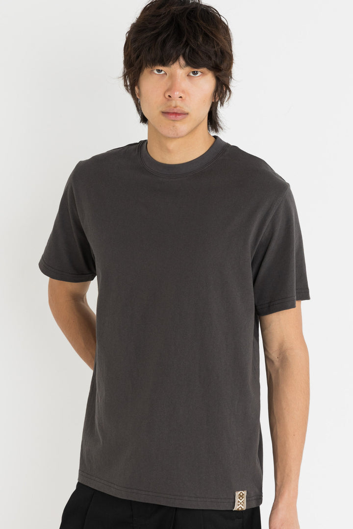 woven vintage ss t-shirt-vintage black