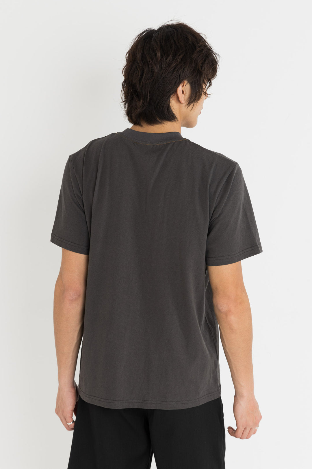 woven vintage ss t-shirt-vintage black