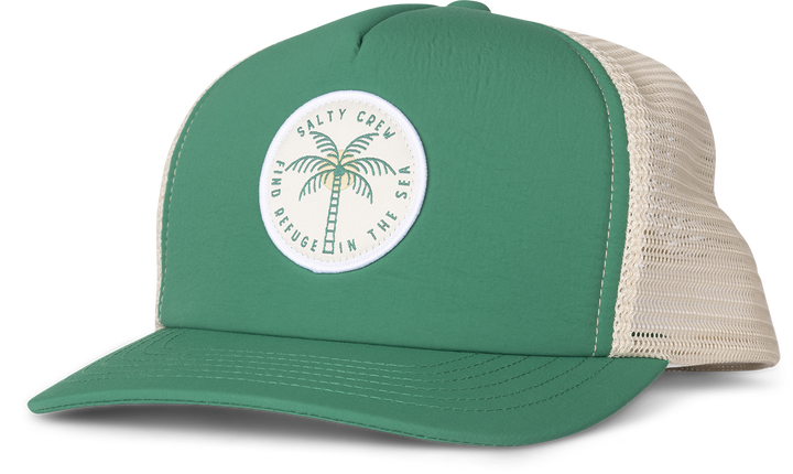 QUEEN PALM TRUCKER-KELLY GREEN