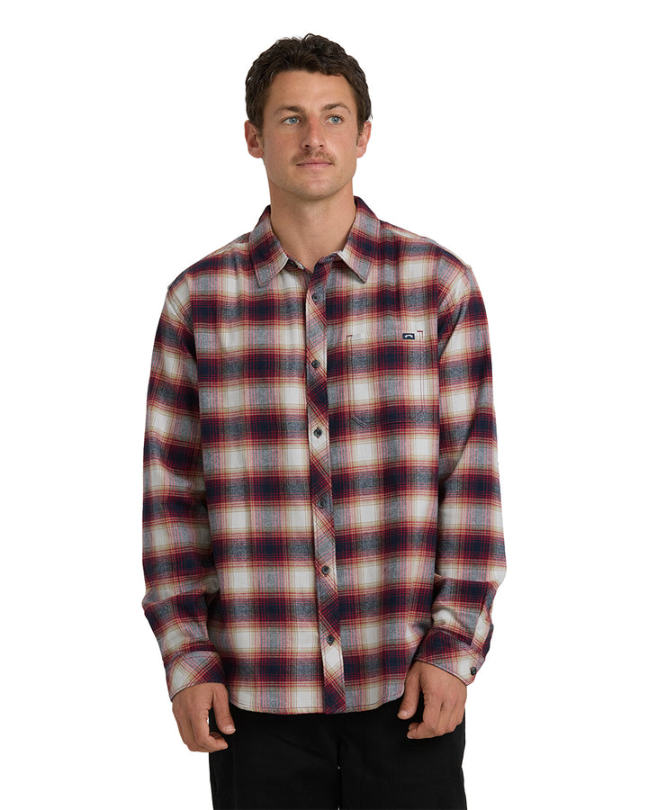 COASTLINE FLANNEL-PLUM