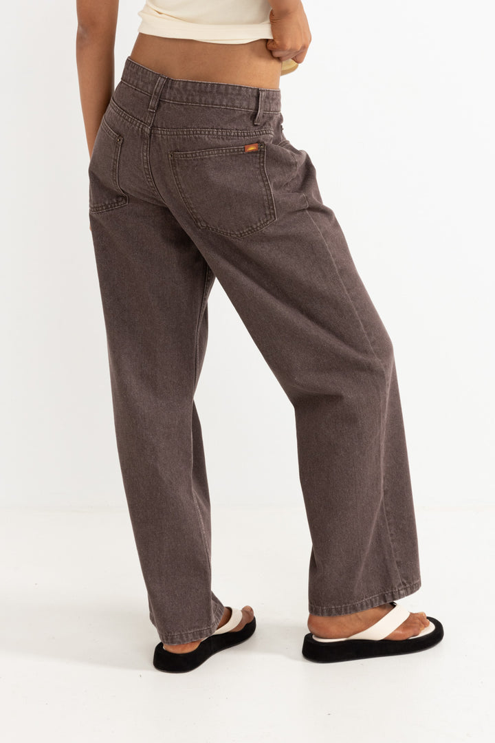 charlie low rise denim jean-chocolate