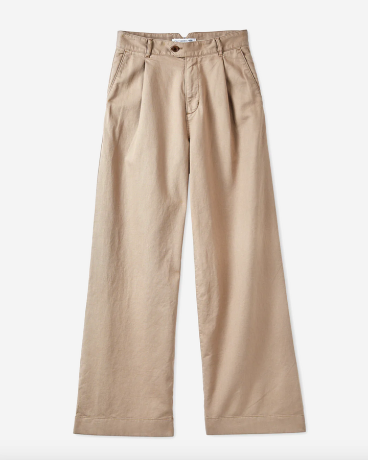 SUMMERLAND TROUSER-CHESTNUT