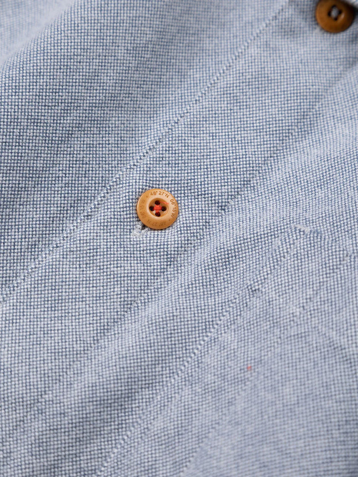 Gylly Shirt-Indigo Dobby
